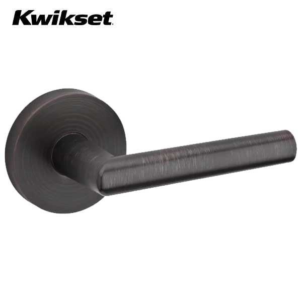 Milan Passage Lever with Round Rose / Venetian Bronze